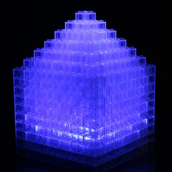 100g/Pack DIY Transparente de Ladrillo Modelo de Bloques de Construcción de Juguete de Construcción de la Ciudad de los Ladrillos de los Niños Juguetes de Regalo Compatible con Bloques de lego
