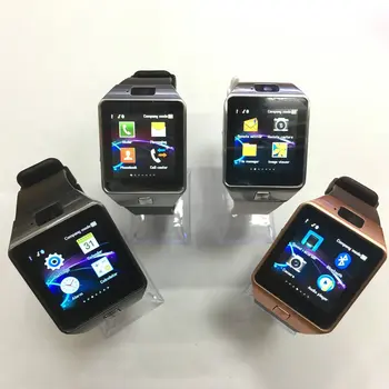 Niños Adultos Reloj Inteligente Smartwatch DZ09 Android Llamada de Teléfono Relogio 2G GSM SIM de la Tarjeta del TF de la Cámara para el Iphone de Samsung en la Muñeca