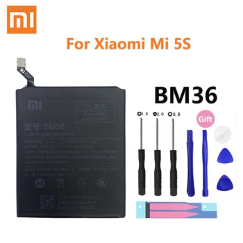 Original Xiao mi BM36 3200mAh de la Batería De Xiaomi Mi 5S Mi5S M5S Alta Calidad de Teléfono de Reemplazo de Baterías