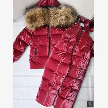 Los niños Abajo de la Capa de Nieve Desgaste Impermeable con Capucha ropa de Abrigo Caliente Parque para las niñas de Modis de Invierno de los Niños chaquetas de Down para las niñas Y2185