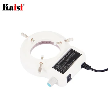 Kaisi Ultrafino 60 LED Ajustable Anillo iluminador de Luz de la Lámpara Para el Microscopio ESTÉREO con ZOOM de la UE/US Plug