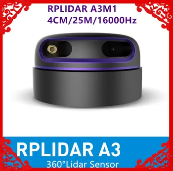 Slamtec RPLIDAR A3 2D de 360 grados 25meters radio de escaneo sensor lidar para la evitación del obstáculo y navegación de la Pantalla de la interacción