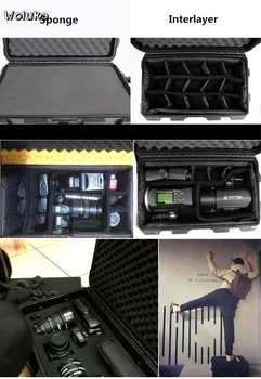 Fotográfica maletín Esponja/la Interlámina para el estudio de la luz/carro de la caja/caja de herramientas de Protección de la luminaria cuadro CD50 T11