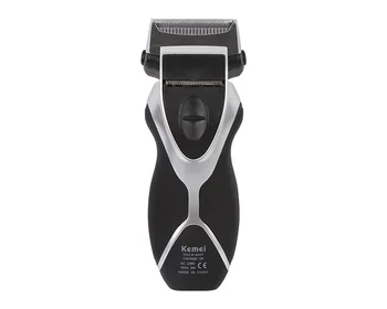 Máquina de afeitar eléctrica recargable kemei maquinilla de afeitar de los hombres de barba afeitadora trímero barbeador el cuidado de la cara de acondicionador de máquina de afeitar afeitadora