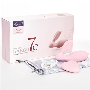 Lindo Wearable Conejo Vibrador Para Mujeres Control Remoto Inalámbrico G-spot estimulación del Clítoris de la Pareja de Adultos juguetes Sexuales ST226