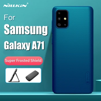 Para Samsung Galaxy A71 Caso Nillkin Super Frosted Shield Duro de nuevo Caso de la Cubierta Para Samsung A71 Caso de Teléfono con el que se Comercializan Paquete