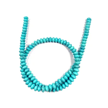Natural de Cuentas de Piedra Ágatas Amarillo Jades Sodalita Cordón de Abacus Suelta Perlas para la Joyería del Collar DIY Pulsera de Tamaño 3x6mm