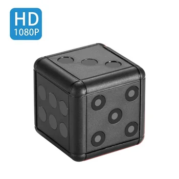 1080P Mini Cámara de Alta definición de Micro Videocámara de Visión Nocturna de la Seguridad de la Leva con la Detección de Movimiento para el Hogar y la Oficina en Secreto