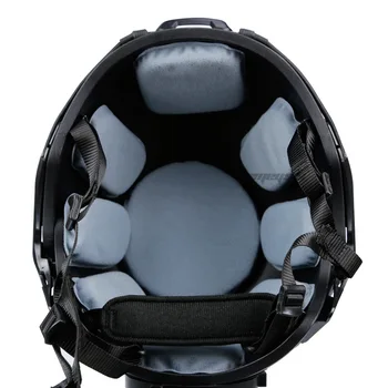 Camuflaje Táctico Militar Casco de Seguridad Combinación Multicam de Protección ABS Cascos para Airsoft Paintball, Caza Cascos