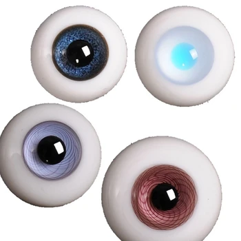 Gafas de 14mm Bjd 1/3 1/4 Muñeca de Ojos de Cristal de la Muñeca Accesorios de Lunas Muñeca globo Ocular