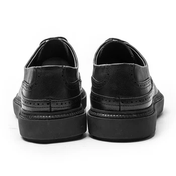 2020 Hombres Zapatos de Cuero de los Hombres Zapatos de Vestir Formales de la Fiesta de la Boda Zapatos De los Hombres Retro Zapatos Brogue Marca de Lujo de los Hombres de Oxford,