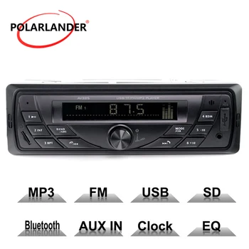 FM Inteligente 1 din Premiun Bluetooth Estéreo de música y Bluetooth funciones de llamada Reproductor de MP3 Automático interfaz de audio AUX de la radio del Coche