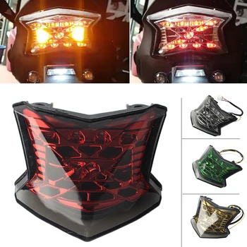Integrado de la luz trasera 12V Motocicleta parte Trasera de Freno trasera LED Luz de freno de la Lámpara Para Kawasaki Ninja 650 Z900 Z650 ABS 2017-2018