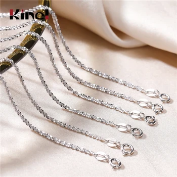 Kinel Real S925 Collar de Plata de ley Corea del INS Estrellado Coliflor señoras Collar de Plata 925 de la Joyería