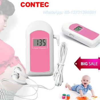 Bolsillo Fetal ,LCD Prenatal Monitor del Corazón,Libre de Gel, estados UNIDOS/China Almacén