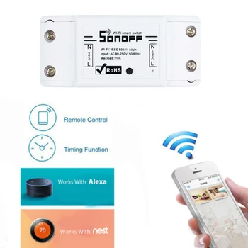 Un 1/3/5 PC Sonoff Inalámbrica Wifi Smart Switch de la APLICACIÓN de Control Inteligente de domótica Módulo Temporizador Interruptor Inteligente