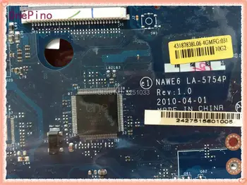 Para Lenovo G565 Z565 Notebook NAWE6 LA-5754P Portátil de la placa base DDR3 G565 Z565 totalmente probado envío Gratis