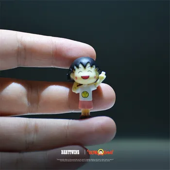 24piece 3-4cm muy pequeño de dibujos animados de Anime sakura momoko Figuras juguetes