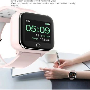 NIYOQUE M6 auricular Bluetooth MP3 Reloj Inteligente Hombres 5ATM monitor de Ritmo Cardíaco Llamada/Mensaje de Recordatorio Smartwatch de las Mujeres para Android iOS