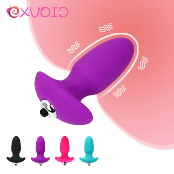 EXVOID Bala Vibrador Juguetes Sexuales para Mujeres Adultas Productos de Próstata Masajeador de Silicona Butt Plug Anal Beads Vibrador, Vibrador Anal