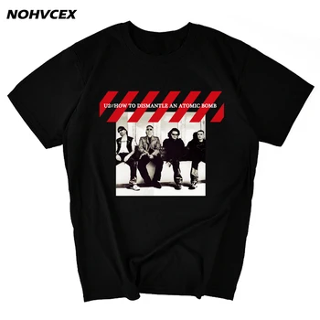 La Banda De Rock U2 Joshua Tree Camiseta De Rock Alternativo De Manga Corta De La Luna Y Atar Diseño De La Camiseta
