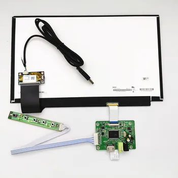 13.3 pulgadas de pantalla táctil capacitiva módulo kit1920x1080 IPS HDMI del LCD del Coche del Módulo Raspberry Pi 3 de 10 puntos capacitivos de la pantalla táctil