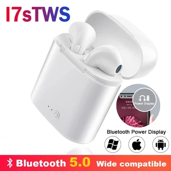 IBESI i7s TWS Auriculares Inalámbricos Bluetooth de los Auriculares del Deporte Estéreo de Auriculares Auriculares Con Caja de Carga Para el iPhone Xiaomi huawei