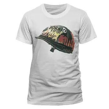 Oficial De Full Metal Jacket Casco Camiseta Del Nuevo Medio Clásico De Stanley Kubrick Casual Y Fresco Orgullo La Camiseta De Los Hombres Unisex De La Moda Nueva
