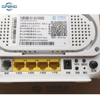 GPON ONU ONT de Alcatel-lucent G-140W-MD 1GE+ 3FE+ TEL+wifi Compatible con Fibra de casa Misma Función que HG8546M ,wifi2.4G