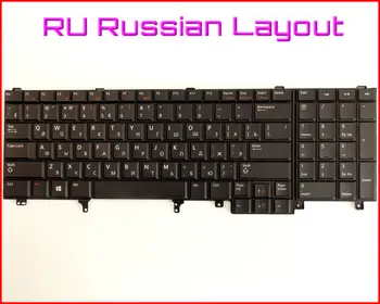 Nuevo Teclado RU Versión rusa Para Dell Precision M4600 M4700 M6600 M6700 Portátil sin Punto de Palo No Retroiluminada