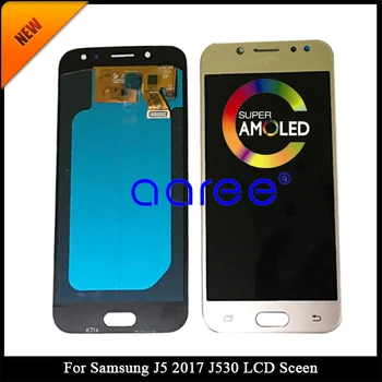 Probado AMOLED De Samsung J5 Pro 2017 J530 Pantalla LCD Para Samsung J5 2017 J530 LCD de Pantalla Táctil Digitalizador Asamblea + Adhesivo