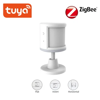 Tuya ZigBee PIR Sensor Inteligente Inalámbrica de WiFi del Sensor de Movimiento PIR Batería Detector de Alarma para el Hogar Sistema de Trabajo Con IFTTT