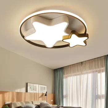 AC85-265V de la Ronda de Estrellas Mordern Minimalista de 3 Colores de Acrílico de Lámparas de Techo de Led de montaje en Superficie Plafonniers Para el Dormitorio de los Niños habitación del portero
