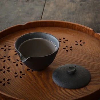 LUWU de cerámica gaiwan teteras chinas de kung fu té olla vaso de 100 ml