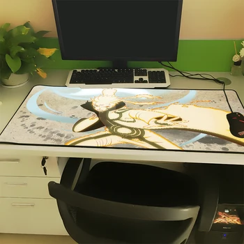 XGZ de la Juventud de Anime de Gran Tamaño del Cojín de Ratón Negro de Sujeción de Naruto Amistad de Oro Cabo ordenador Portátil de la PC de la Tabla de la Estera de Goma Universal antideslizante