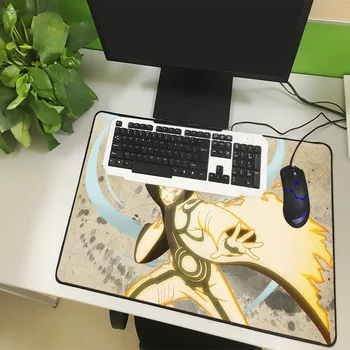 XGZ de la Juventud de Anime de Gran Tamaño del Cojín de Ratón Negro de Sujeción de Naruto Amistad de Oro Cabo ordenador Portátil de la PC de la Tabla de la Estera de Goma Universal antideslizante