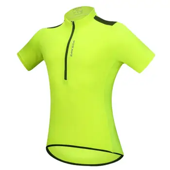 WOSAWE Elásticas Camisetas de Ciclismo Roupa Ciclismo de Verano Transpirable Poliéster Ropa ciclismo de Color Sólido de la Ropa Bici
