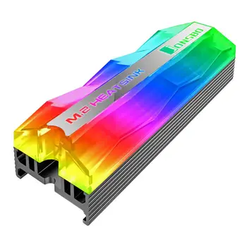 JonsboM. 2-2 versión en color de la interfaz de SSD unidad de estado sólido de la jalea de cristal luminoso de la disipación de calor chaleco ventilador pin de conexión directa