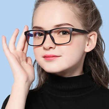 La luz azul de bloqueo de gafas de niño transparente gafas de prescripción equipo Anteojos de marco de boy girl juego anti bluelight