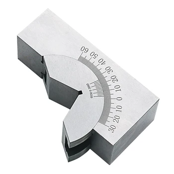 QSTEXPRESS Sine medidor de ángulo Ajustable indicador de Precisión de ángulo de la almohadilla almohadilla Ajustable de 0 a 60 grados