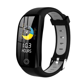 Smart pulsera Bluetooth reloj de fitness tracker dormir corazón de la tasa de control de la presión arterial información recordatorio inteligente de pulsera