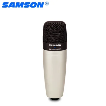Original Samson C01 Gran diafragma de condensador micrófono profesional para la grabación con el caso del paquete