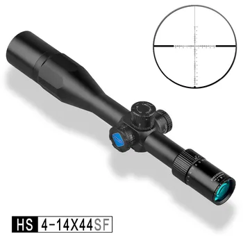 Descubrimiento HS 4-14X44 SF FFP MIL de largo alcance de Caza de Tiro riflescope Rifle Alcance para ar15 ak 47 el visor óptico