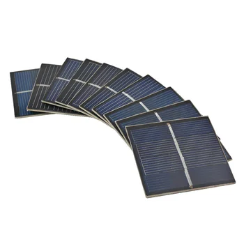 SUNYIMA 10Pcs 2V 150mA Poli Paneles Solares 55*55 mm Mini Módulo para la Célula Solar para el BRICOLAJE Cargador Solar de Juguete de Luz y Mayoristas