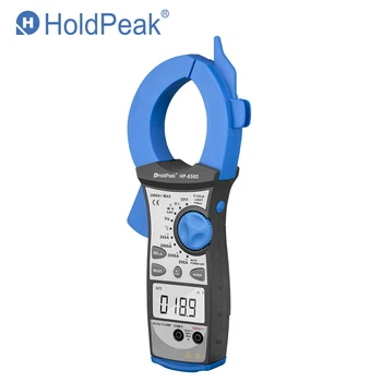 HoldPeak HP-850D 2000A Medidor de Pinza con Frecuencia Temperatura de Capacitancia, Ciclo de trabajo de Prueba y Bolsa de transporte