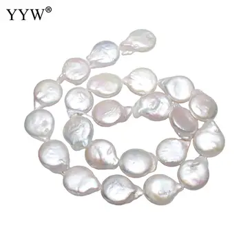 Perlas de la joyería de la pulsera del collar DIY Perlas de agua Dulce Perlas de la moda de moda de la nueva llegada accesorios 13-14mm