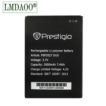 Nueva 3.7 V 2000mAh PSP3507 PSP3527 batería De Prestigio (Wize N3 PSP3507DUO PSP 3507 PSP3527DUO PSP5502 Muze A5 de la batería del teléfono
