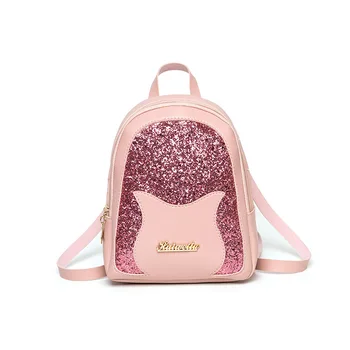 Niña de la Mochila Pequeña 2020 la Marca de Moda Brillante de Lentejuelas Bolso de Hombro de las Mujeres Multi-Función de la Mini mochila para Niñas Adolescentes Kigs