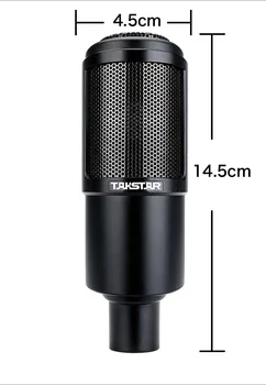 Takstar PC-K320/PCK320 condensador lado-dirección de micrófono profesional para la radiodifusión, la voz y el instrumento de grabación