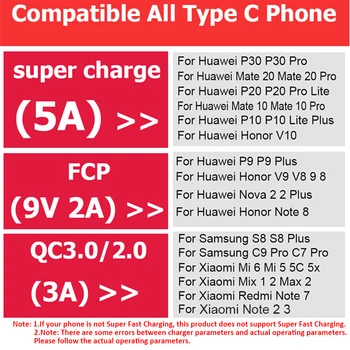 3A Carga Rápida USB 3.0 Cargador Para Huawei Teléfono Móvil Adaptador de Cargador Rápido de Tipo C Cable Para Samsung Nota 10 Xiaomi CC9 Pro K30